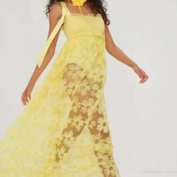 For Love & Lemons Emma Maxi Dress - Picture 3 of 16